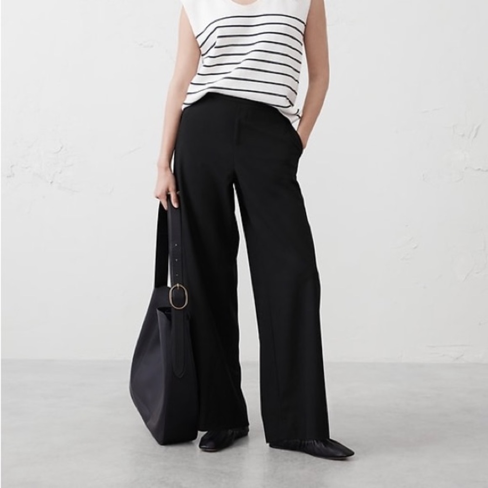 Banana Republic Petite Hayden Wide-Leg Pant NWOT